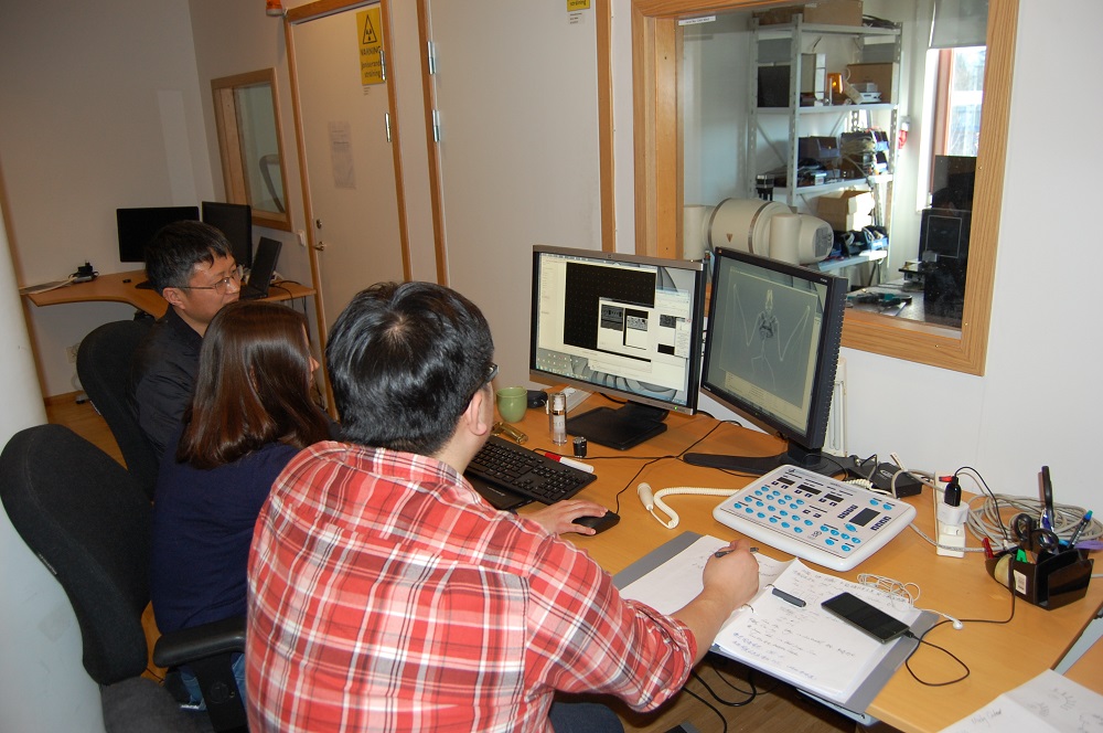Training at XCounter (Sweden)